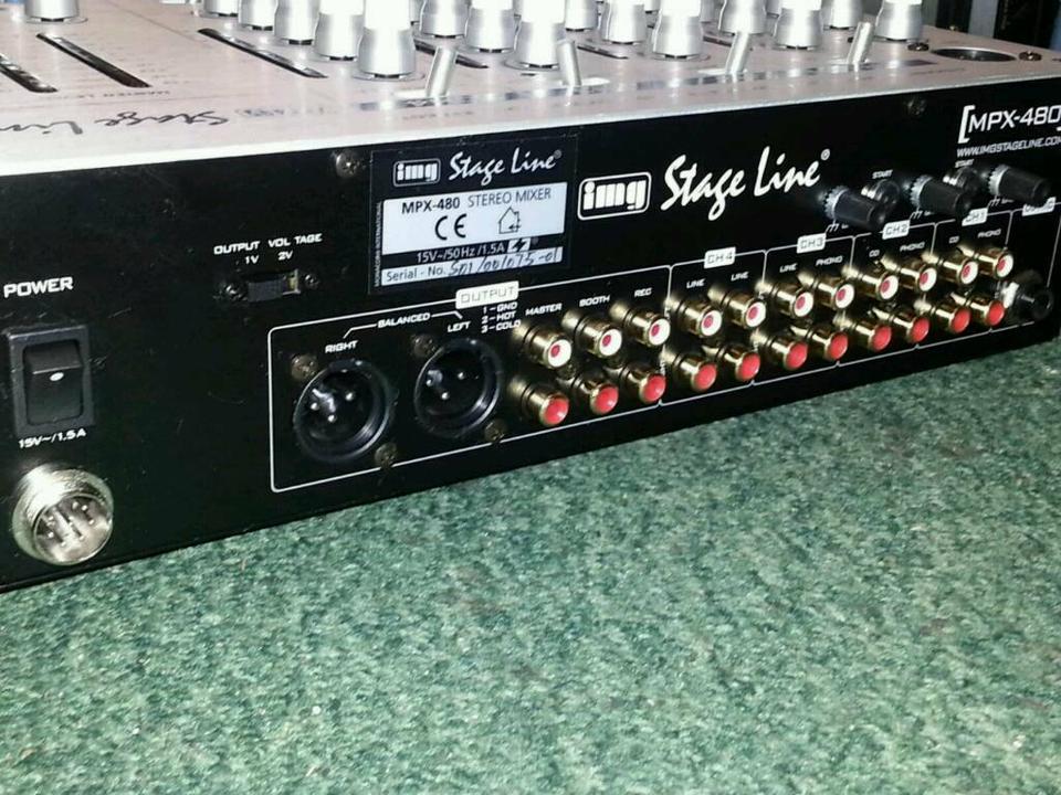 IMG Stage Line MPX-480; Stereo - Mixer, sehr guter Zustand!