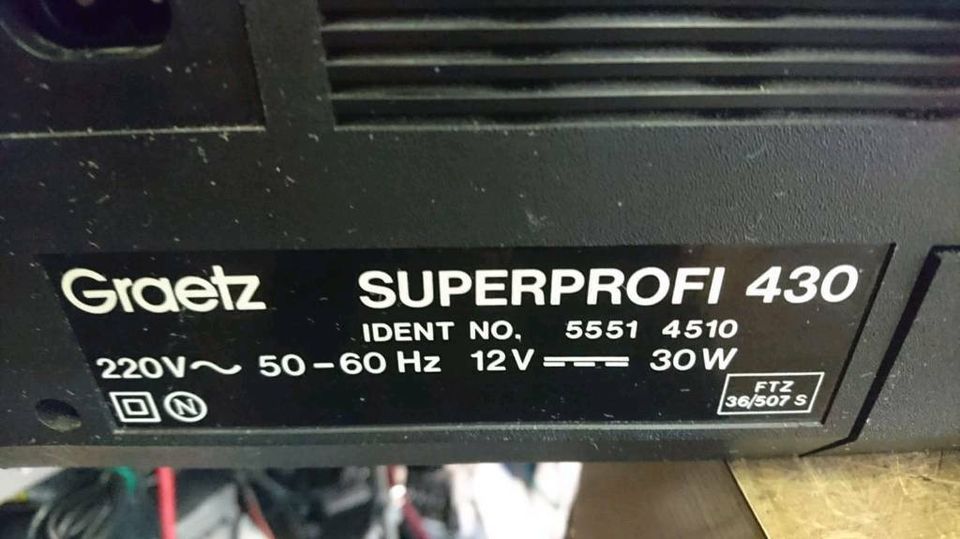 GRAETZ Superprofi 430, Radio-Cassetten-Recorder, guter Zustand!