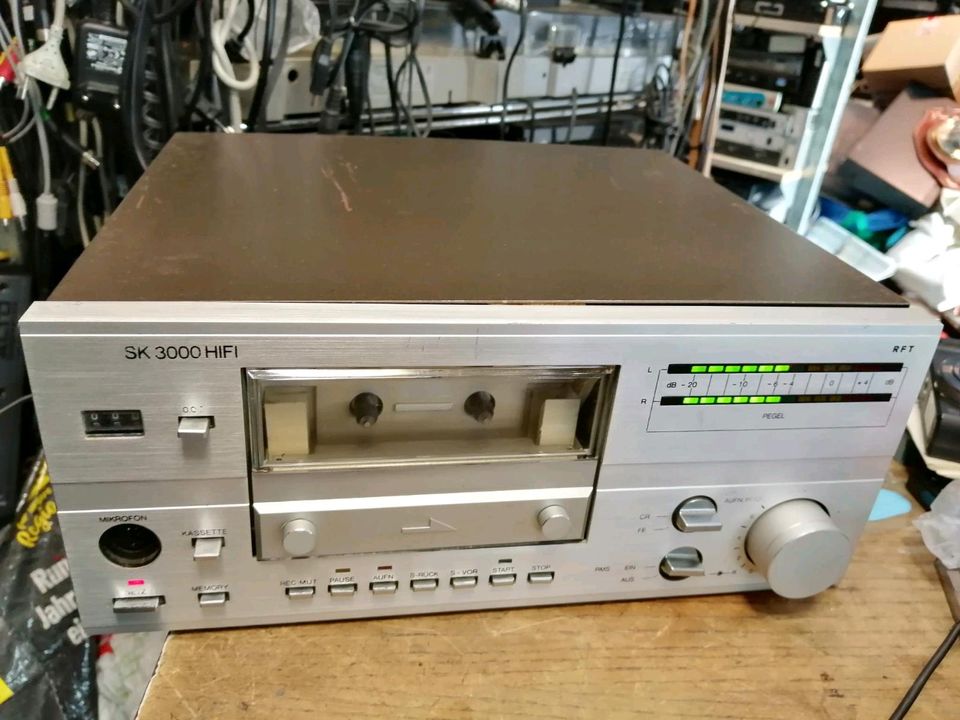 RFT SK 3000, HiFi Cassetten-Deck, DEFEKT!!!