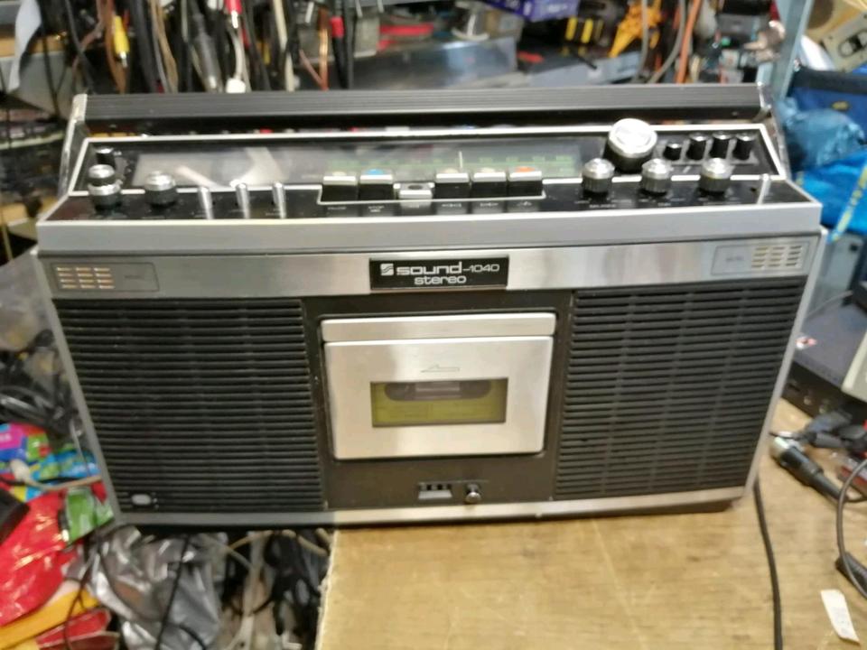 SOUND-1040 Stereo, Radio-Cassetten-Recorder, SELTEN!!!