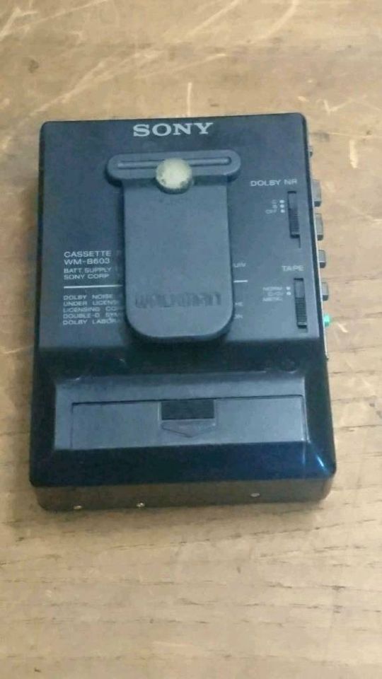 SONY WM-B603 Walkman, Originalkarton, DEFEKT!