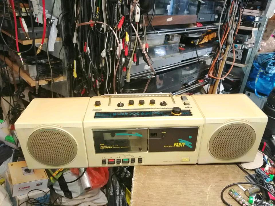 RFT SKR1200 Party, Radio-Cassetten-Recorder DEFEKT!!