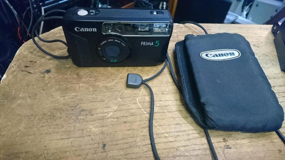 CANON PRIMA 5, Analog-Kamera mit Original-Tasche!