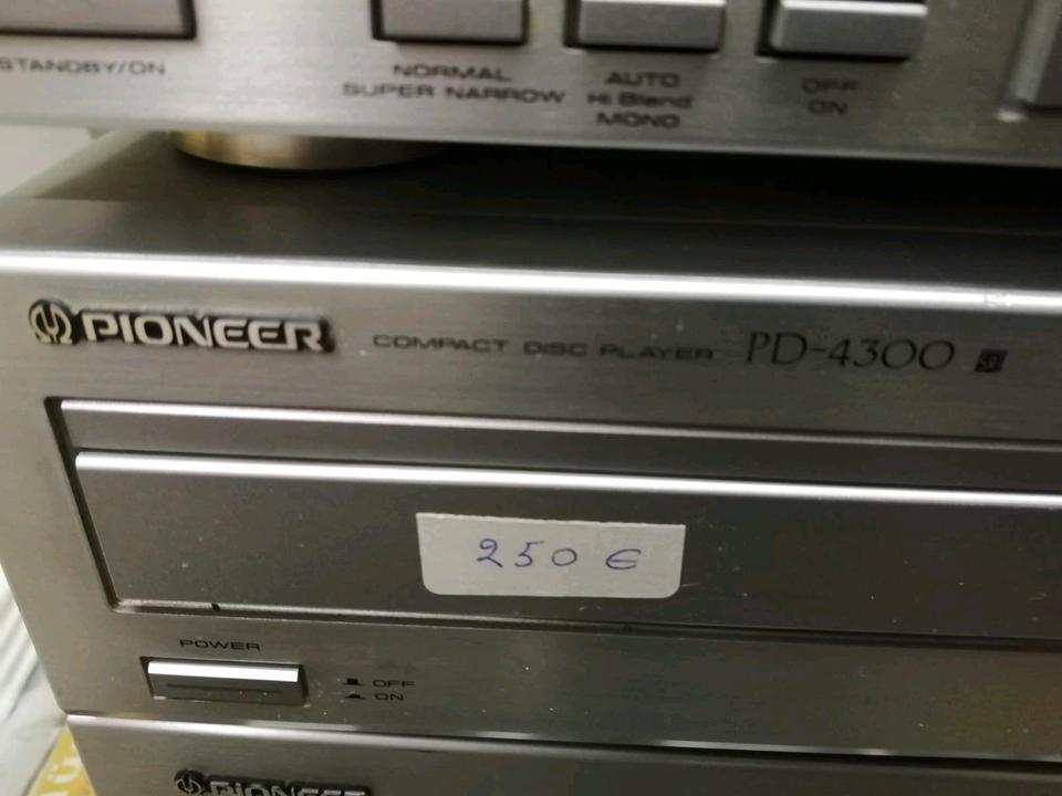 PIONEER Amplifier A-445, Tuner F-656 und CD-Player PD-4300!