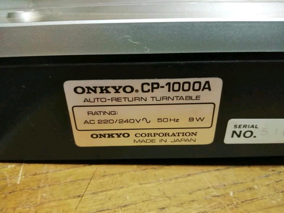 ONKYO CP-1000A, Plattenspieler, guter Zustand!!