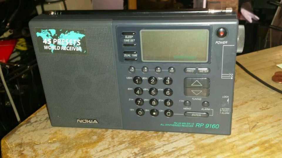 NOKIA RP 9160 45 PRESETS World Receiver; Radio mit Adapter