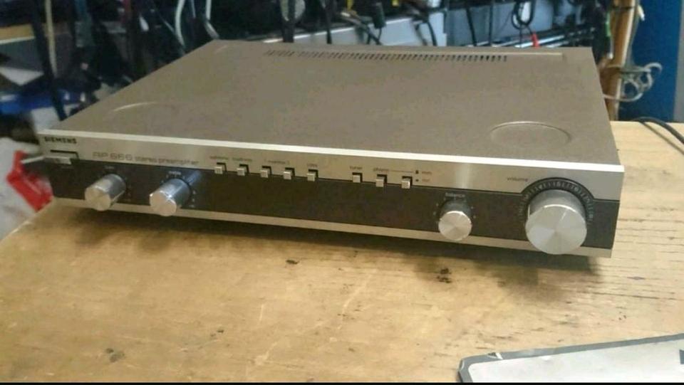 SIEMENS RP 666, Stereo Preamplifier/Vorverstärker