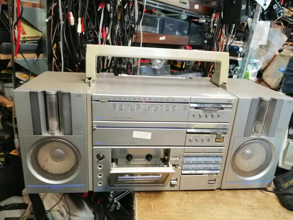 JVC PC-A5L, Radio-Cassetten-Recorder/Ghettoblaster, DEFEKT!!!