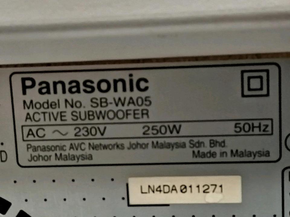PANASONIC-Anlage, OHNE Fernbedienung, guter Zustand!!!