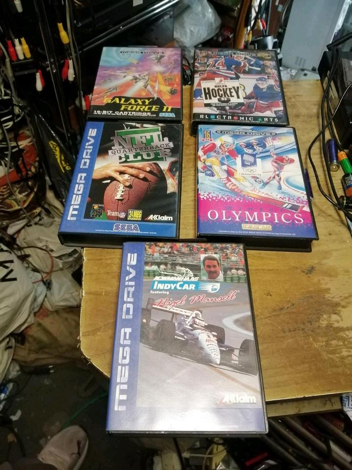 SEGA - 5 Videospiele, Original-Hülle, guter Zustand!!!
