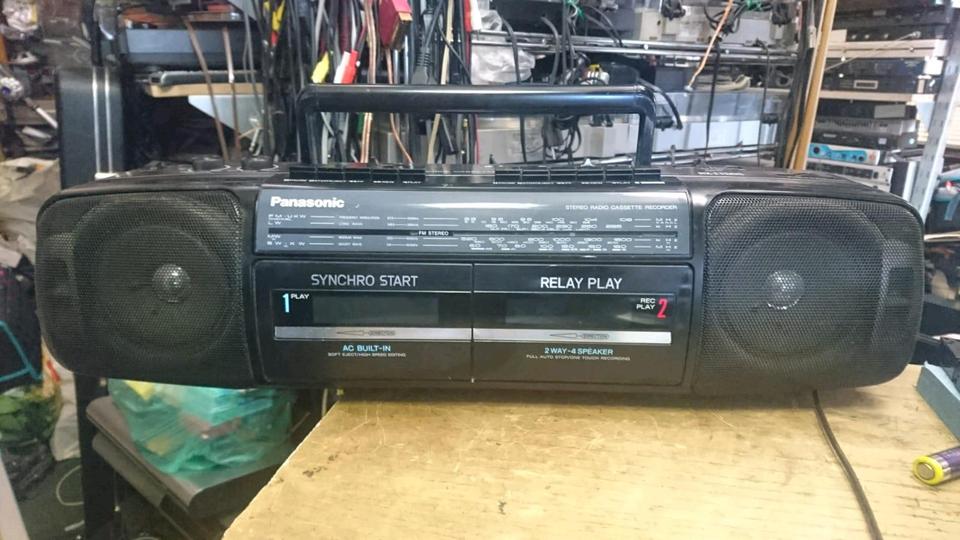 PANASONIC RX-FT500, Radio-Doppelcassetten-Recorder, etwas DEFEKT!