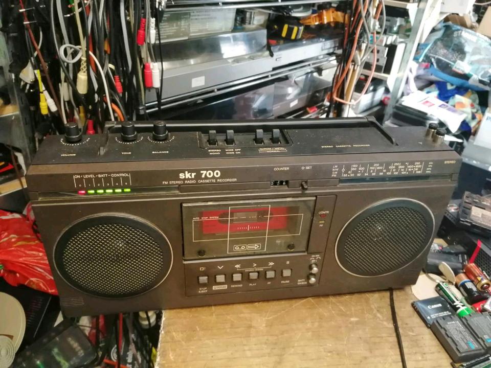 RFT SKR 700, Radio-Cassetten-Recorder, NEUER Antriebsriemen!!