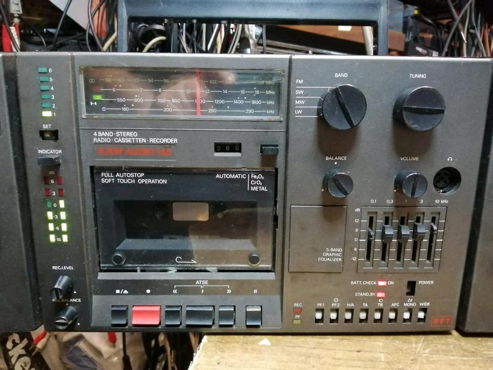 RFT EAW AUDIO 145, Radio-Cassetten-Recorder, etwas DEFEKT!!!