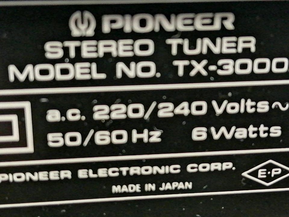 PIONEER TX-3000, Stereo Tuner, guter Zustand!!!