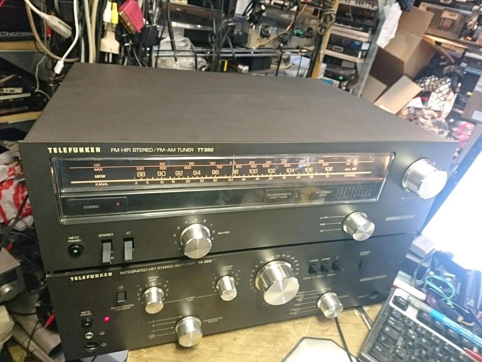 TELEFUNKEN TA350 Amplifier + TT350 Tuner, guter Zustand!