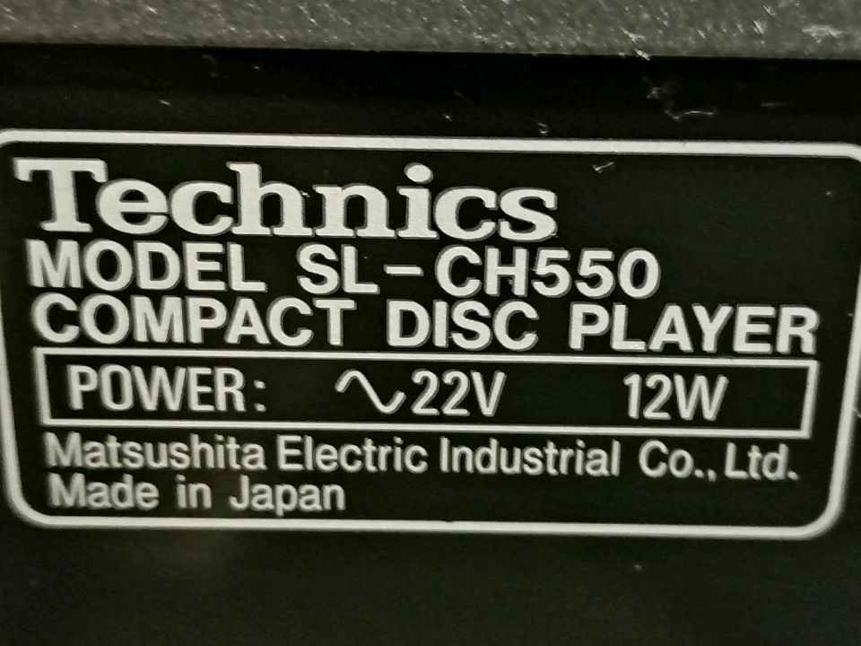 TECHNICS-Anlage: SE-CA1080, SL-CH550, RS-CA1060, ST-CA1080!!!