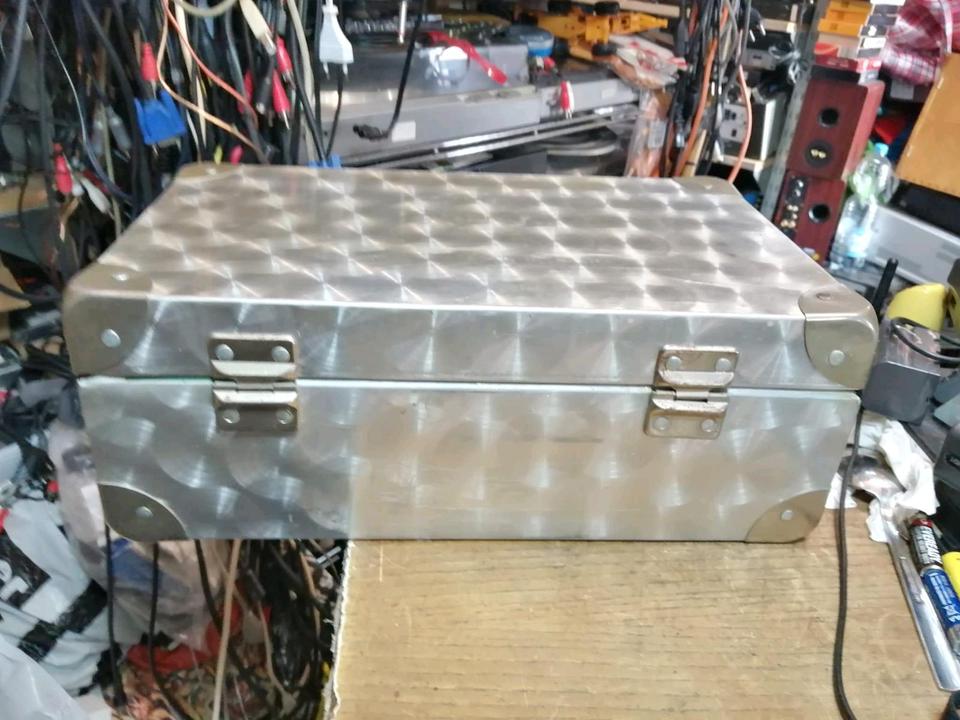 FRENCH METAL - Koffer, Aluminum, VINTAGE!!!
