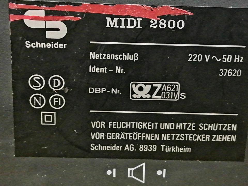 SCHNEIDER MIDI 2800, Kompakt-Anlage, etwas DEFEKT!!!