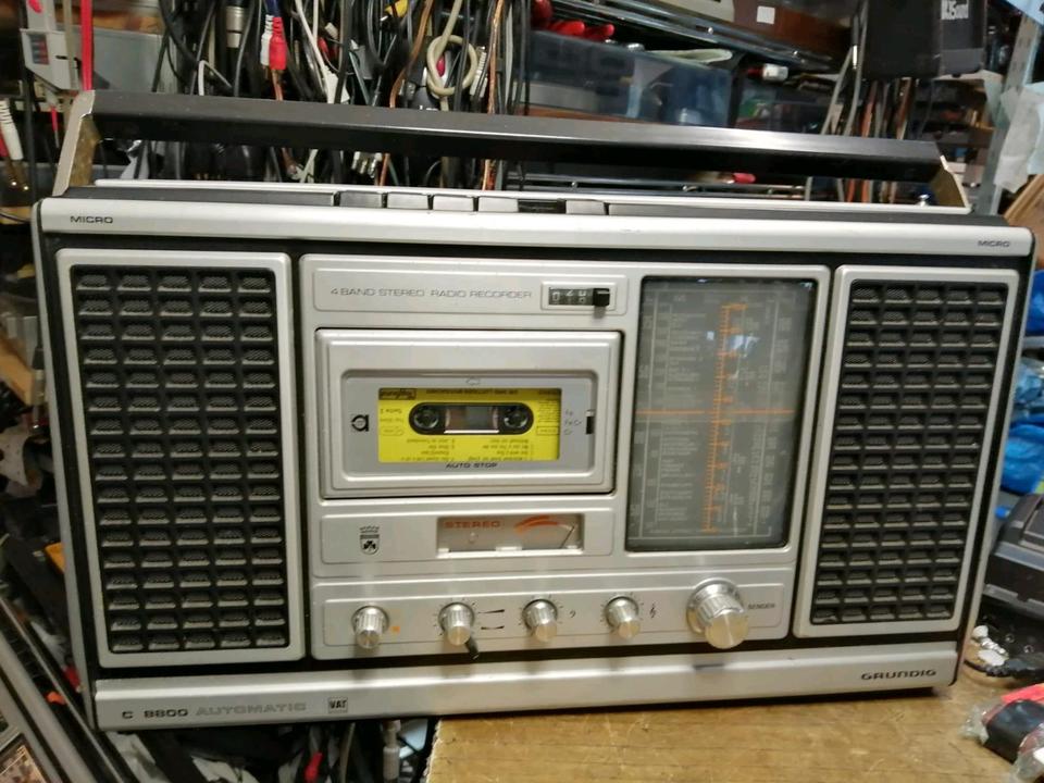 GRUNDIG C8800 Automatic, Radio-Cassetten-Recorder, Guter Zustand!
