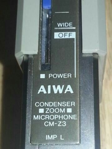 AIWA CM-Z3; Condenser Zoom Microphone, toll, sehr guter Zustand!