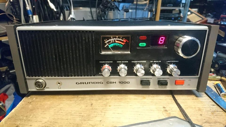 GRUNDIG CBH 1000, CB-Funkgerät, OHNE Zubehör!!