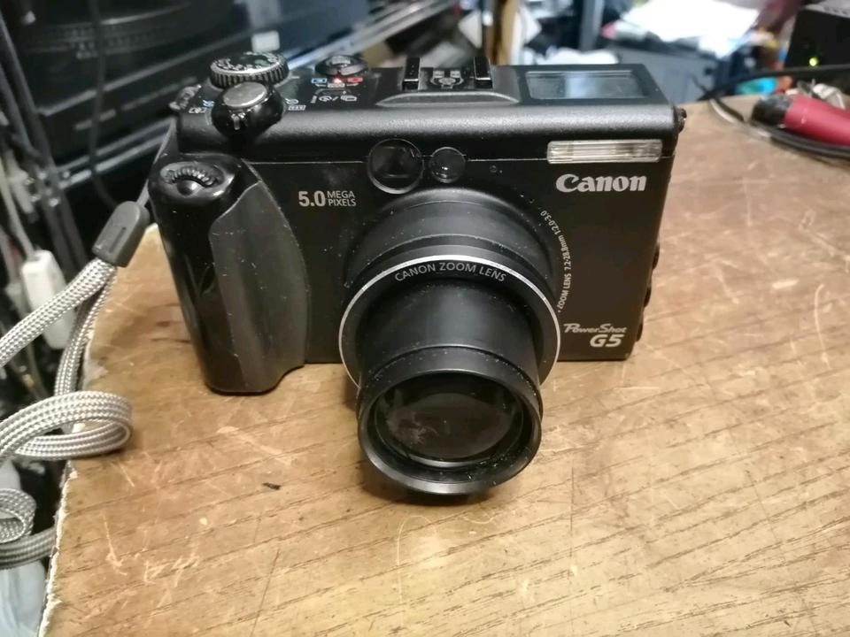 CANON PowerShot G5, Digital-Kamera mit Zubehör!!!
