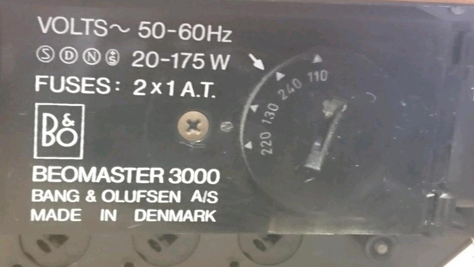 BANG & OLUFSEN Beomaster 3000, Receiver, Beleuchtung geht NICHT!!