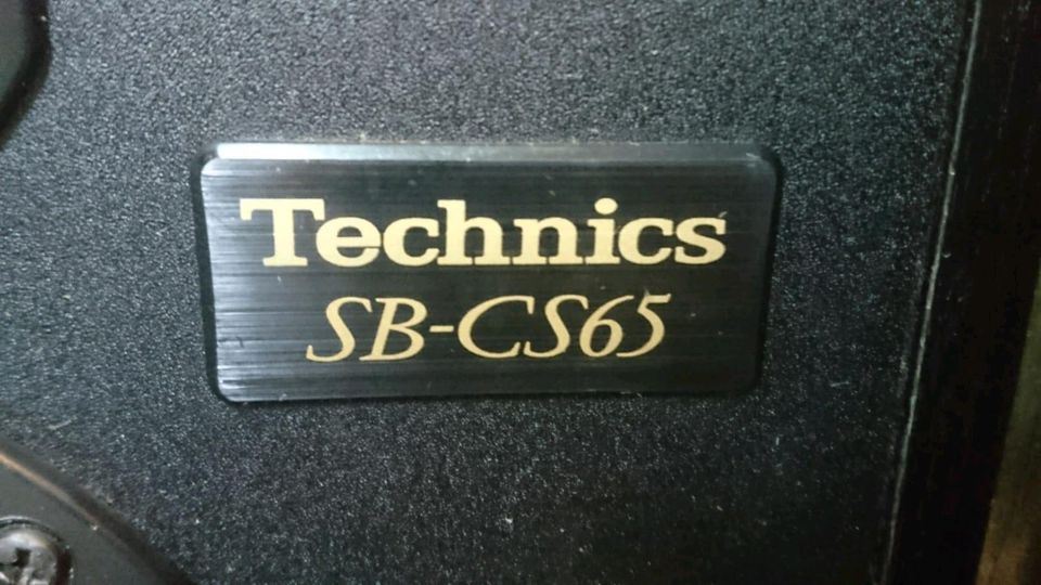 2 TECHNICS SB-CS65, 3 Way Speaker System, OHNE Schutzgitter!! 120 € VB Versand möglich