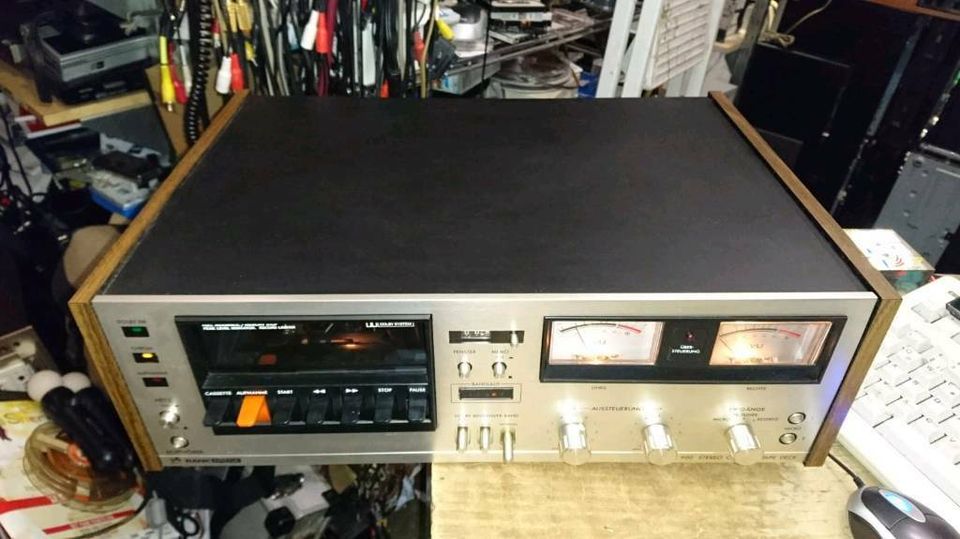 RANK ARENA C900, Stereo Cassette Tape Deck, Cassetten-Deck, Holzd