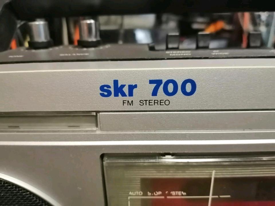 RFT SKR 700, Radio-Cassetten-Recorder mit NEUEN Antriebsriemen!!