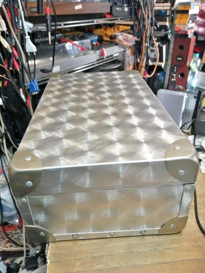 FRENCH METAL - Koffer, Aluminum, VINTAGE!!!