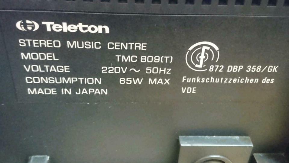 TELETON MMC809 (T), 3 in 1, Stereo Music Centre, NEU & OVP!