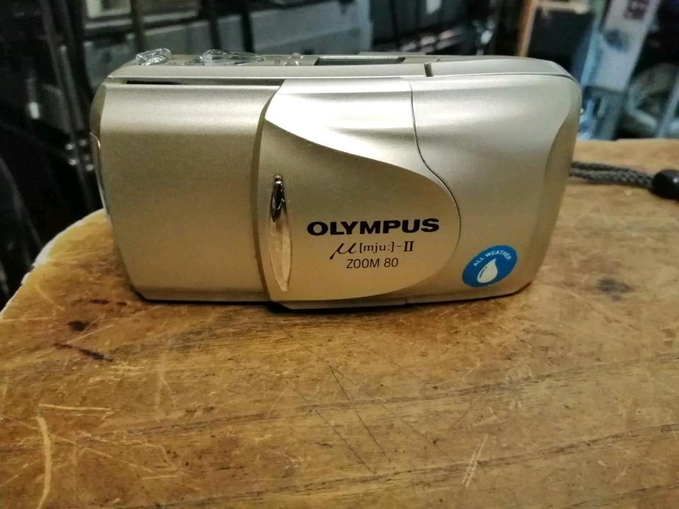 OLYMPUS MJU-II Zoom 80, Analog-Kamera mit Original-Tasche!!