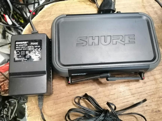 SHURE PGX4 Receiver mit Original-Adapter, OHNE Mikrofon!!!