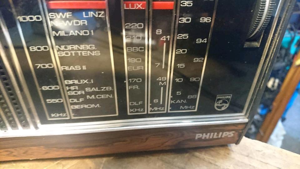 PHILIPS Ascona, Koffer-Radiradio, ohne Netzkabel, guter Zustand!