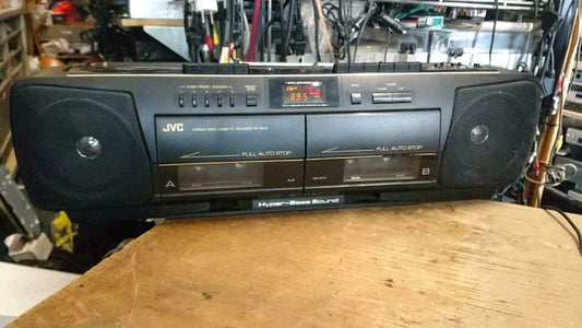 JVC RC-W410 Stereo Radio-Doppelcassetten-Recorder