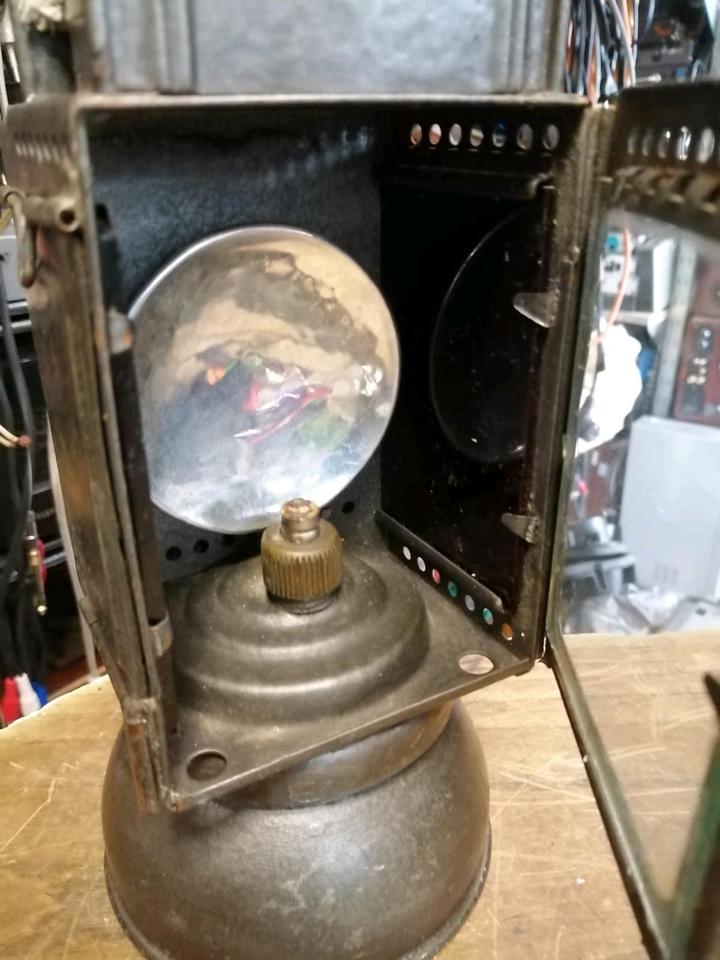 KARBITLAMPE F. F. A. Schulze Berlin (D. R.) NICHT GETESTET!!!