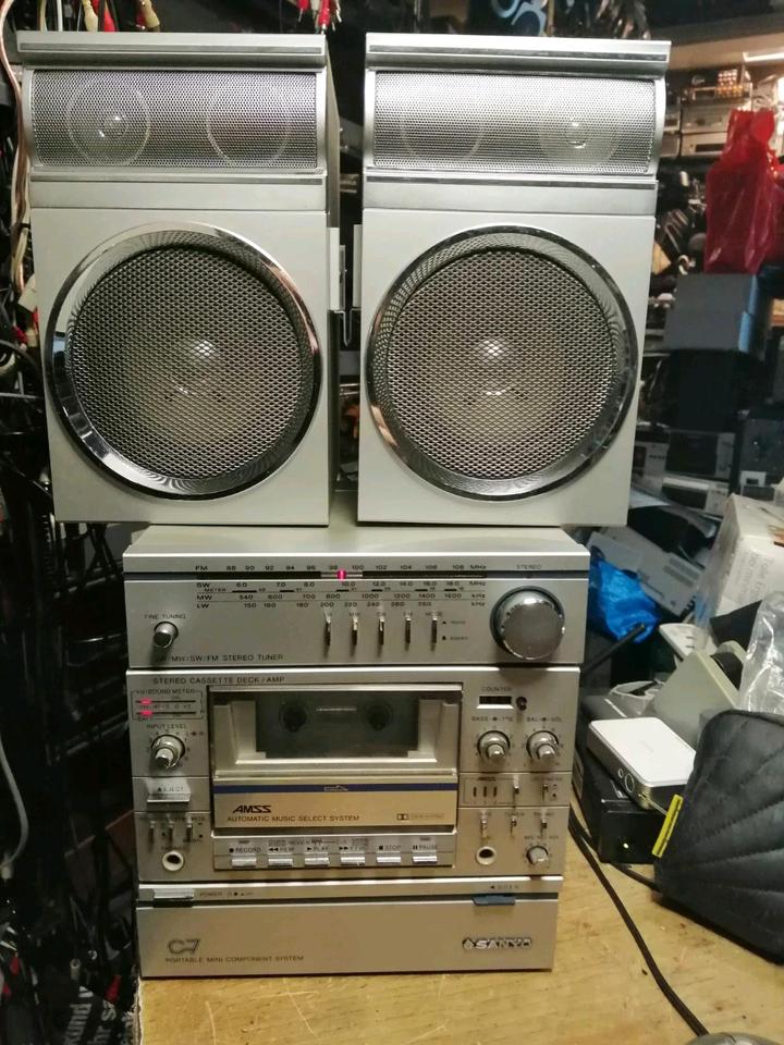 SANYO-Musikanlage: C7P/C7T/C7D + 2 C7S!!