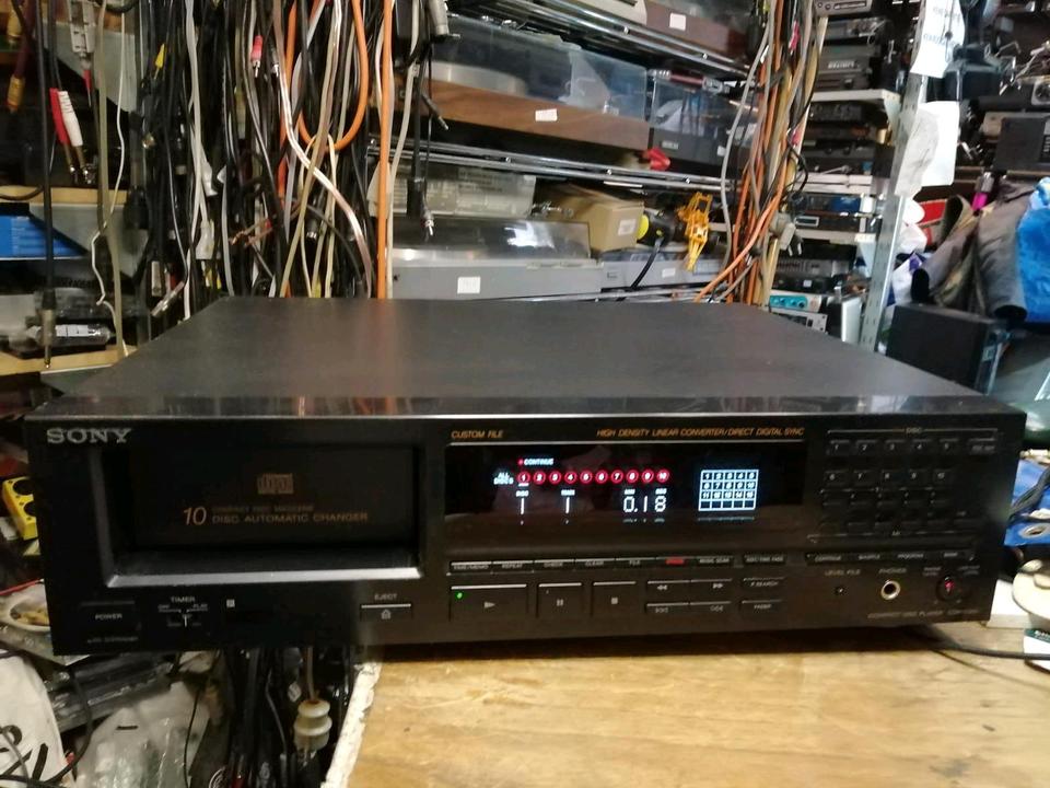 SONY CDP-C910, 10fach-Wechsler-CD-Player, guter Zustand!!!