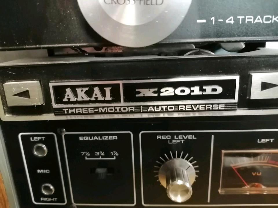 AKAI X-201D, Tonbandgerät, 3-Motor, guter Zustand!!