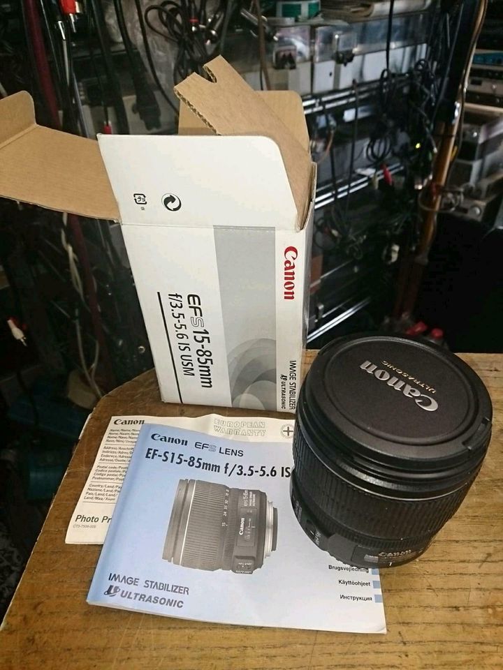 CANON EFS 15-85 mm, Objektiv, NEU - nur 1x getestet!