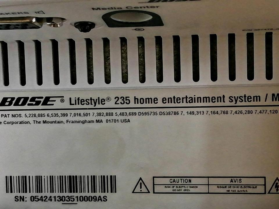 BOSE "Lifestyle 235", Home Entertainment System + BOSE AV35!!!