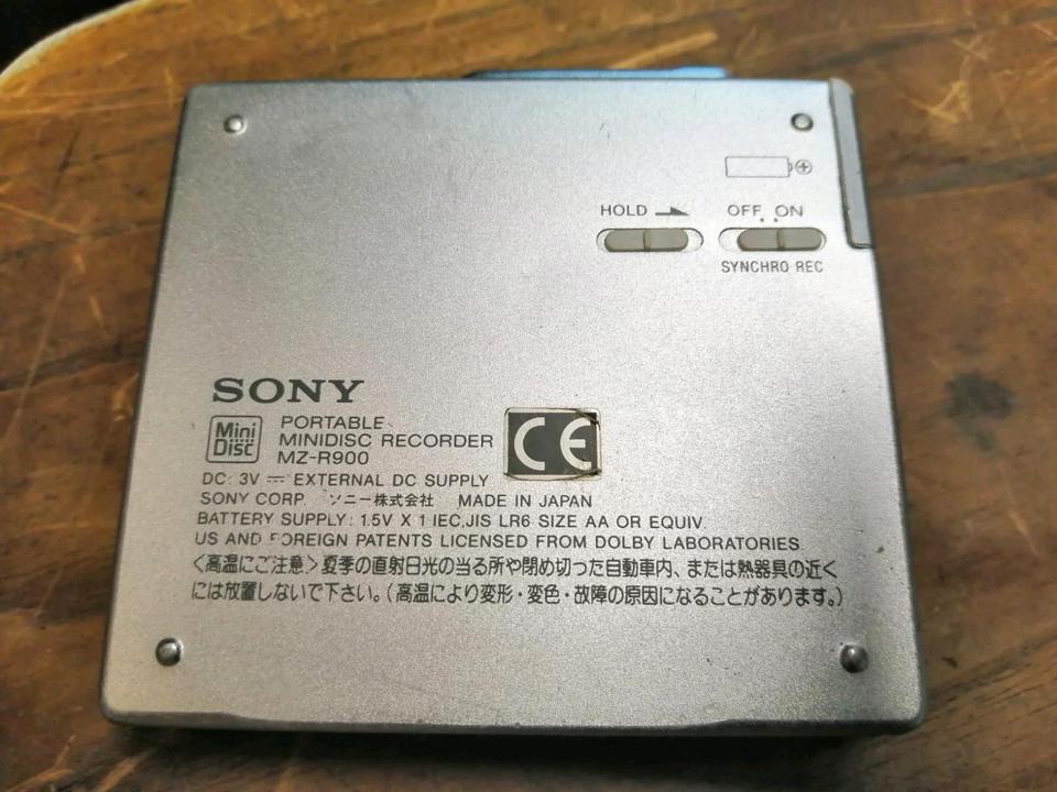 SONY MZ-R900, Portable Minidisc-Recorder mit Zubehör!!!