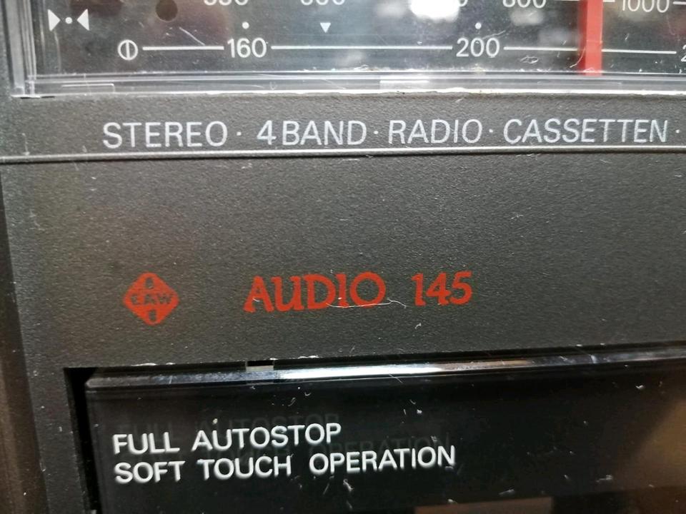 RFT EAW Audio 145, Radio-Cassetten-Recorder, etwas DEFEKT!!!