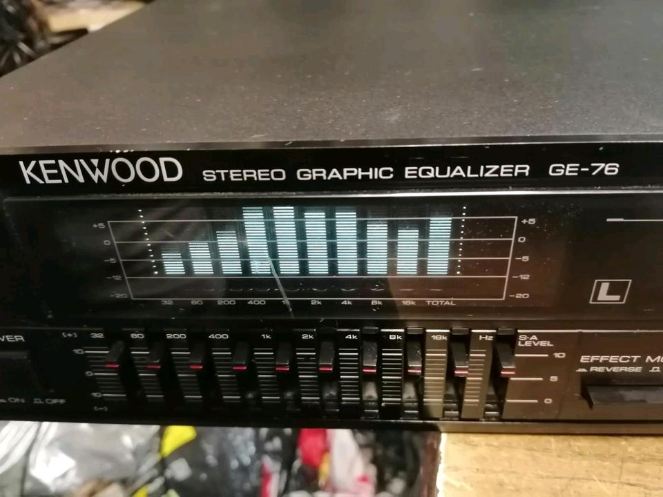 KENWOOD GE-76 Graphic Equalizer, guter Zustand!!