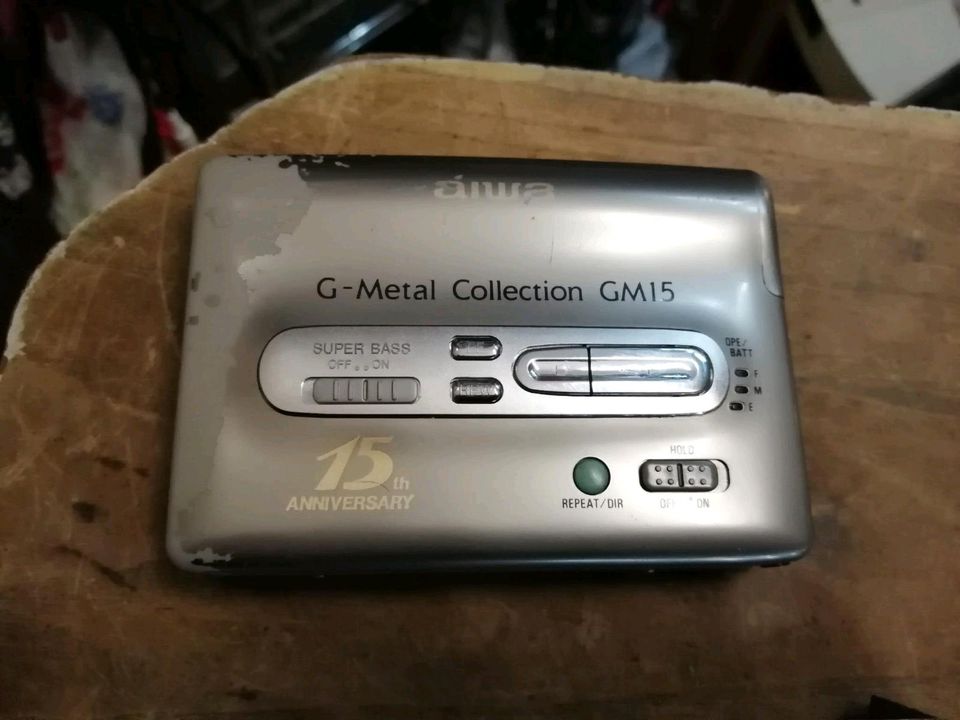 AIWA G-Metal Collection GM15, Walkman, neuer Antriebsriemen