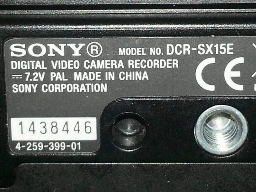 SONY DCR-SX15E; HANDYCAM, VIDEOCAMERA, sehr guter Zustand!