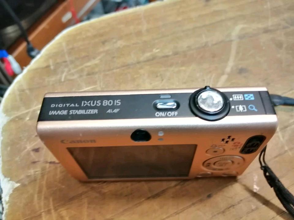 CANON IXUS 80 IS, Digital-Kamera mit Zubehör!!
