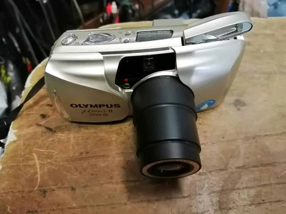 OLYMPUS MJU-II Zoom 80, Analog-Kamera mit Original-Tasche!!