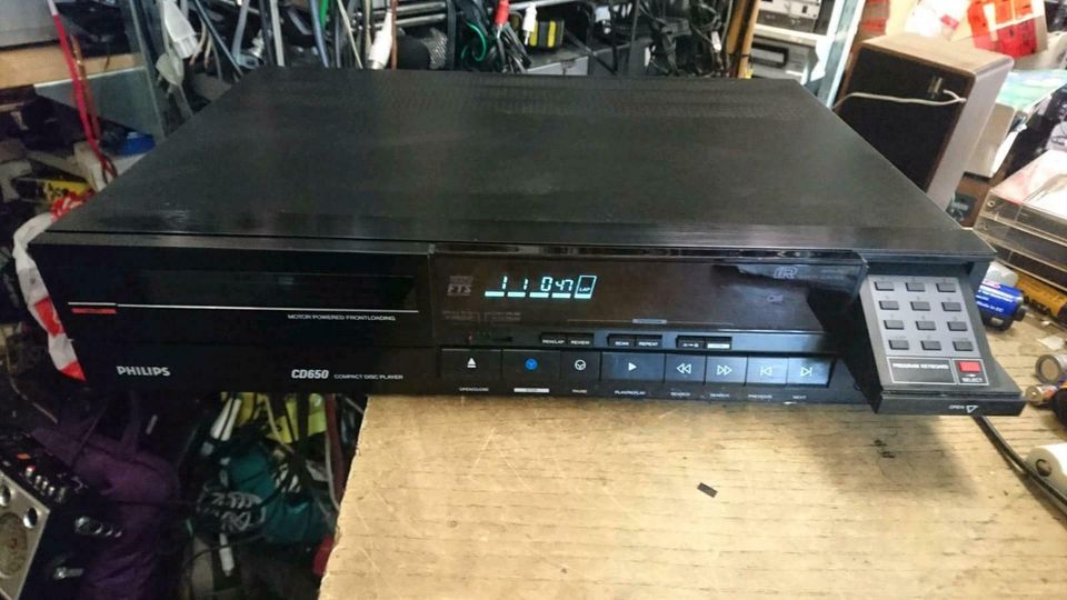 PHILIPS CD 650/00R, CD-Player OHNE Fernbedienung!